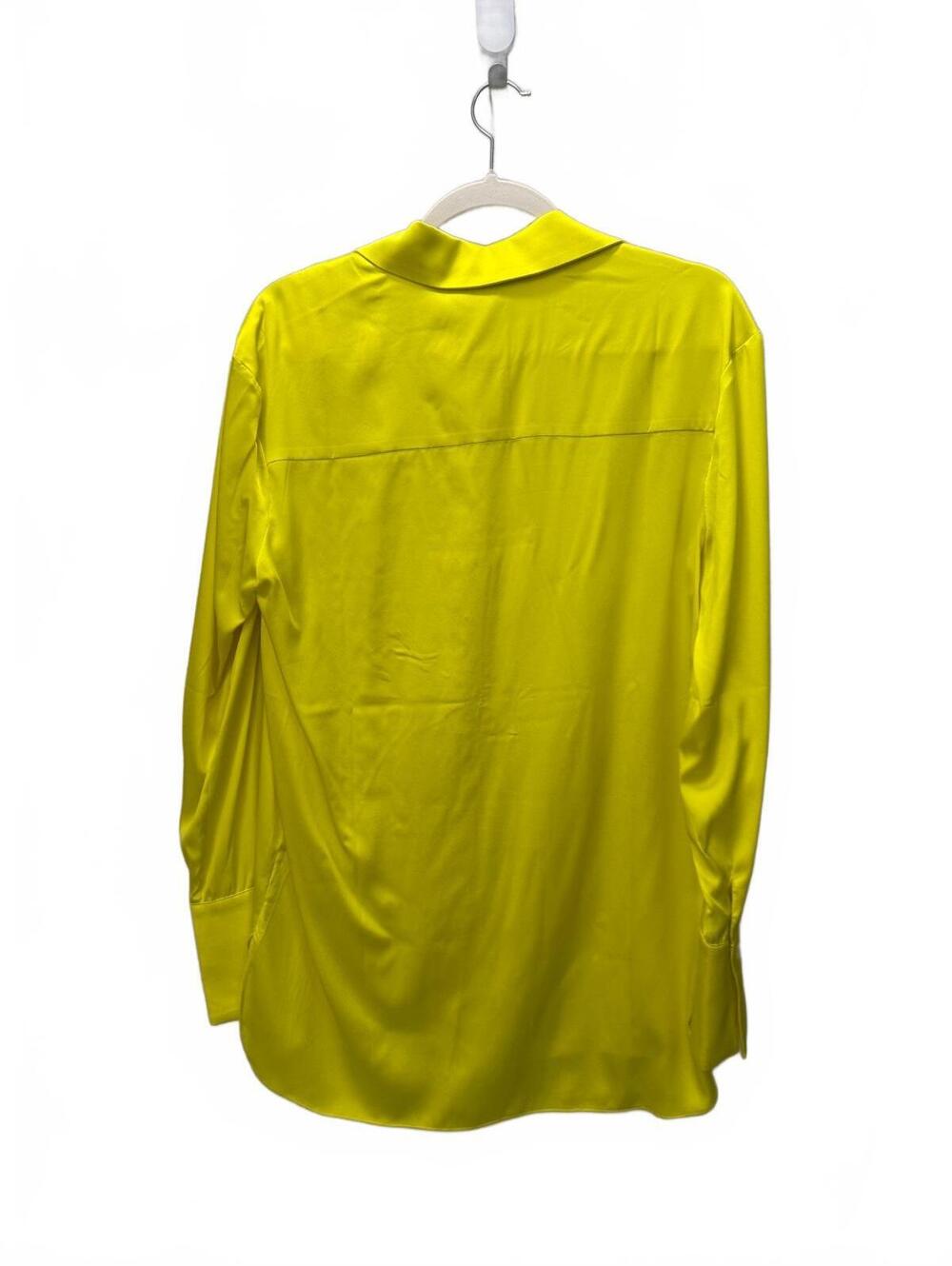SER.O.YA Women's Yellow Silk Button-Up Shirt Size XS - Picture 5 of 5